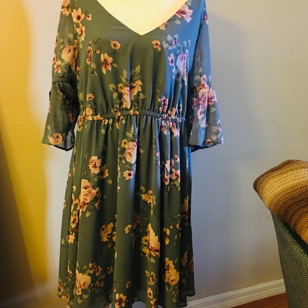 Torrid size 1 Floral Dress